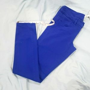 American eagle royal blue jeggings size 6 reg